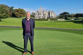 The Scotsman’s Golf Correspondent Martin Dempster pictured during his first visit to Adare Manor, next year’s Ryder Cup venue