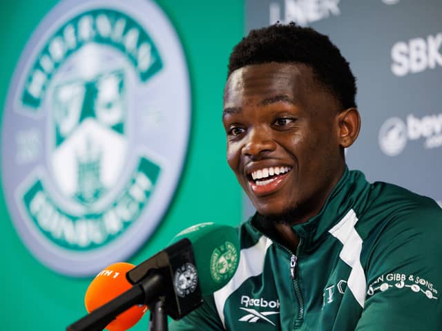 Rabbi Matondo hopes to shine with Hibs.