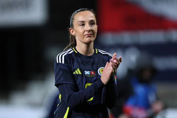 Caroline Weir was on target for Scotland in Czechia.