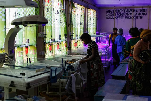 Cuts to international aid and a severe fuel crisis have led to power cuts at Bwaila Hospital in Lilongwe and others in Malawi. In May, four babies died at one hospital died when power generators failed and back-up oxygen cylinders ran out (Picture: Katie Garner)
