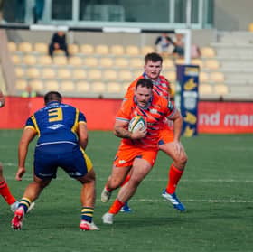 Hooker Ewan Ashman made his first appearance of the season for Edinburgh in their Round 3 win at Zebre (Pic courtesy of Edinburgh Rugby)
