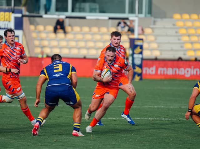 Hooker Ewan Ashman made his first appearance of the season for Edinburgh in their Round 3 win at Zebre (Pic courtesy of Edinburgh Rugby)