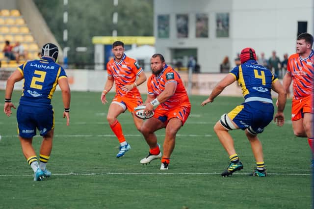 Edinburgh made it three wins from three to start the new URC season as they beat Zebre away from home (Pic: Edinburgh Rugby)