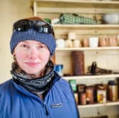 XR Producer Lesley Johnston going out to Wordie House with the field team