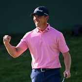 Grant Forrest celebrates his victory in the Open de Espana presented by Madrid at Club de Campo Villa de Madrid on Sunday 