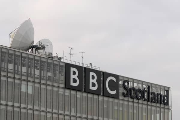 A view of the BBC Scotland building in Glasgow