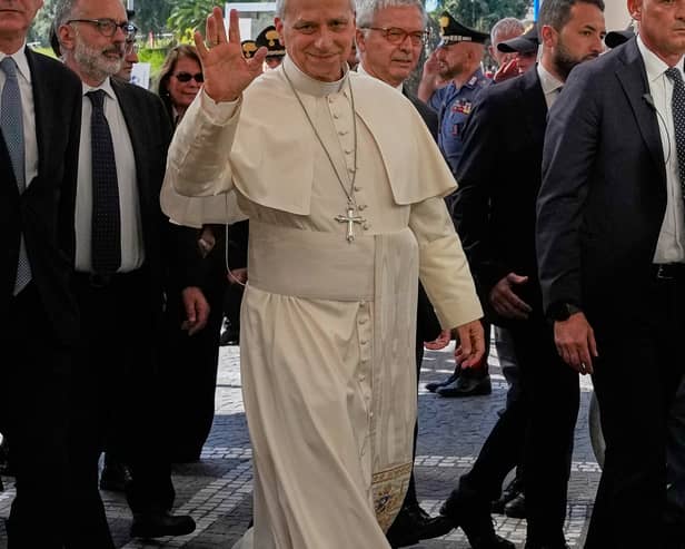 Pope Leo XIV arrives at the Agostino Gemelli Polyclinic in Rome