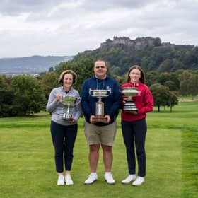 Stirling members Alison Davidson, Greg McLellan and Erin Huskie all won Scottish Golf national championships this year