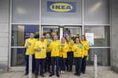 IKEA co-workers at entrance to new store in Aberdeen's Union Square