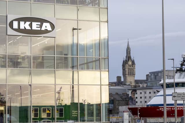 Exterior of IKEA Plan and Order Point in Aberdeen
