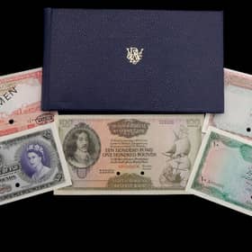 The banknotes raised £85,000.