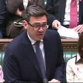 Mr Burnham during PMQs on Wednesday