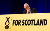 SNP leader John Swinney as his party braces to debate its position on North Sea oil and gas 