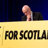 SNP leader John Swinney as his party braces to debate its position on North Sea oil and gas 