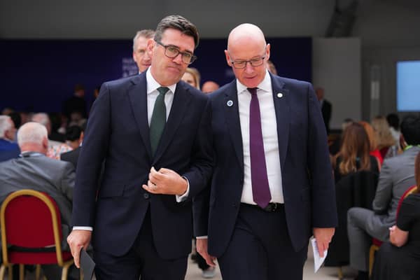 Andy Burnham and John Swinney