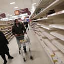 The disruption caused by the arrival of Covid in 2020 resulted in empty supermarket shelves in many places. Picture: Dan Kitwood
