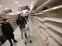 The disruption caused by the arrival of Covid in 2020 resulted in empty supermarket shelves in many places. Picture: Dan Kitwood