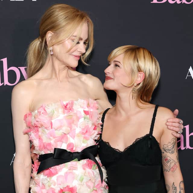 Nicole Kidman and Esther McGregor at the premiere of Babygirl.