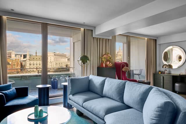 Sea Containers Thames view balcony suite