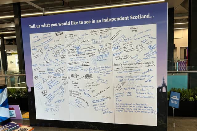 Party bosses probably regretted asking members about their hopes for an independent Scotland