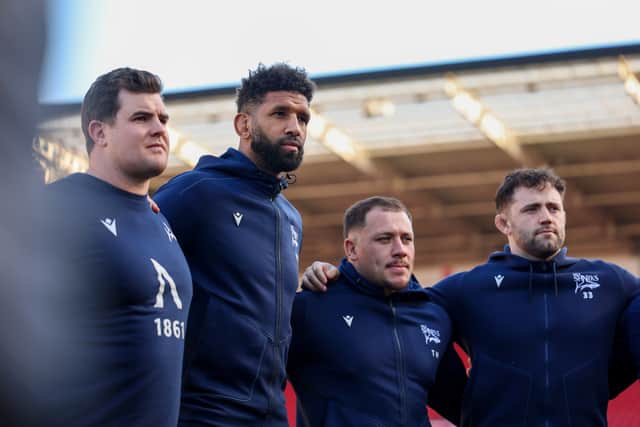 Former Sale Sharks lock Hyron Andrews, now with Lions, has passed away aged 31 (Pic: Getty)
