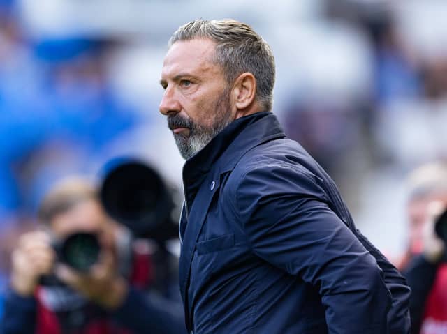 Rangers head coach Derek McInnes takes his team to Dundee on Saturday evening.