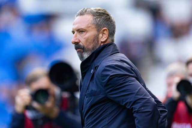 Rangers head coach Derek McInnes takes his team to Dundee on Saturday evening.