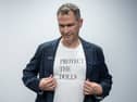 Mike Corbett from the NASUWT who attended a fringe event wearing a t-shirt with the slogan Protect The Dolls at the Scottish National Party 