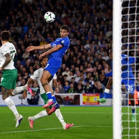 Former Celtic hero Matt O'Riley was back amongst the goals for Brighton in the Conference League last night. Cr: Getty Images.
