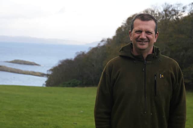 Andrew Fletcher, owner of Ardlussa Estate, to the north of the Isle of Jura