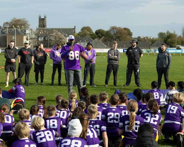 Former NFL star Jake Reed has said Scotland is the ideal place for the league to play their next international game. CrL Cameron Allan Photography Ltd.