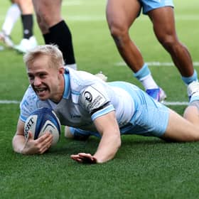 Scotland international winger Arron Reed scored two tries for Sale Sharks in their Champions Cup defeat to Glasgow Warriors (Pic: Getty)