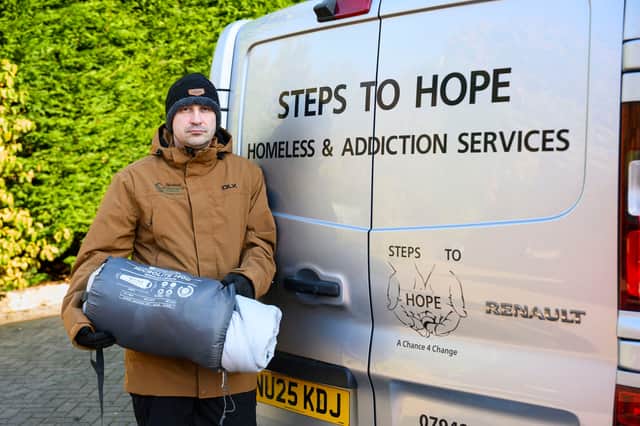 Mr Roncero's challenge will begin in Glasgow and last six months.
