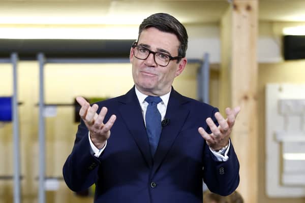Andy Burnham on his last visit to Scotland (Jeff J Mitchell/PA)