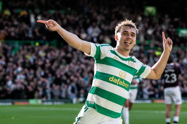 Callum Osmand and Celtic were in fine form against Hearts.
