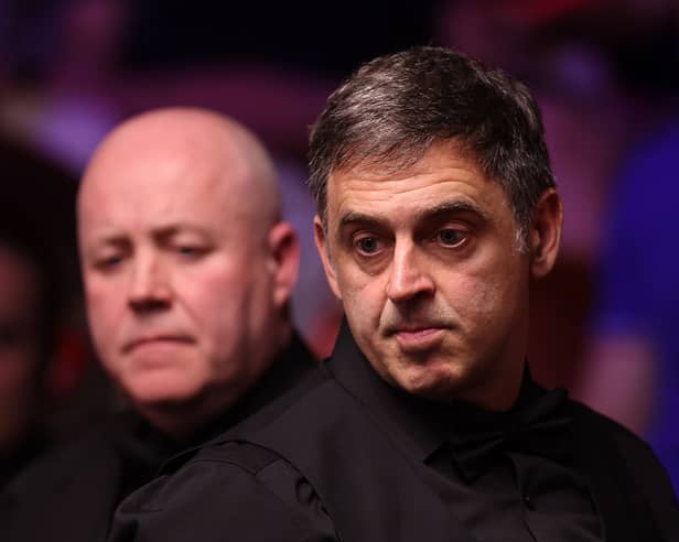 Ronnie O'Sullivan and John Higgins are both in action today at the Northern Ireland Open snooker.