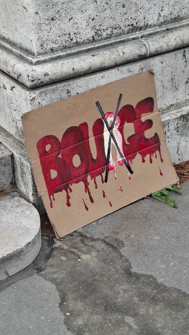 The aftermath of a weekend of unrest in Paris