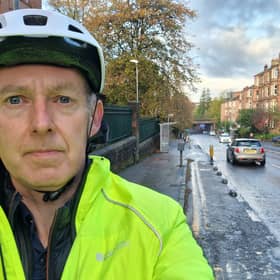 The Scotsman’s Transport Correspondent Alastair Dalton on Clarence Drive in the Hyndland area of Glasgow where the main carriageways but not cycle lanes have been resurfaced