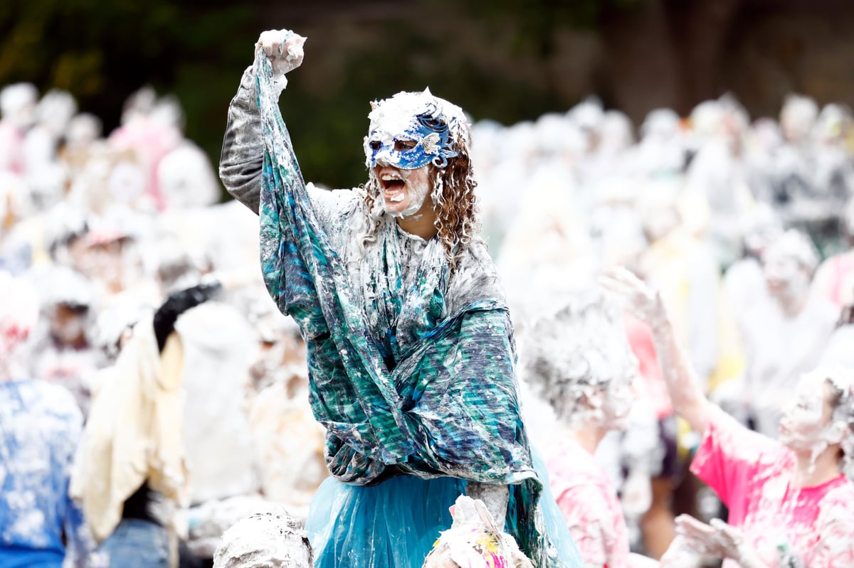 In pictures: All the fun and foam of Raisin Monday 2026