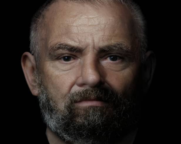 Facial reconstruction of man from Inveresk