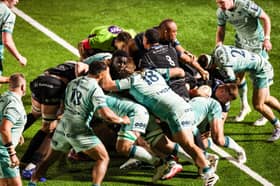 Ruwald van der Merwe (not pictured) says he has been pleasantly surprised by the emphasis on forwards play and set pieces at Glasgow Warriors this season (Pic: SNS)