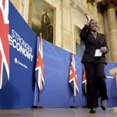 Kemi Badenoch gave a speech in central London on Tuesday