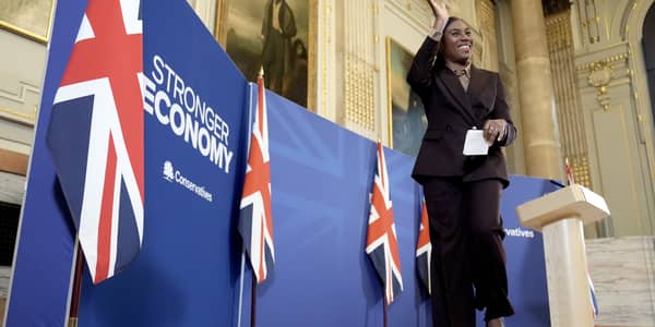 Kemi Badenoch gave a speech in central London on Tuesday