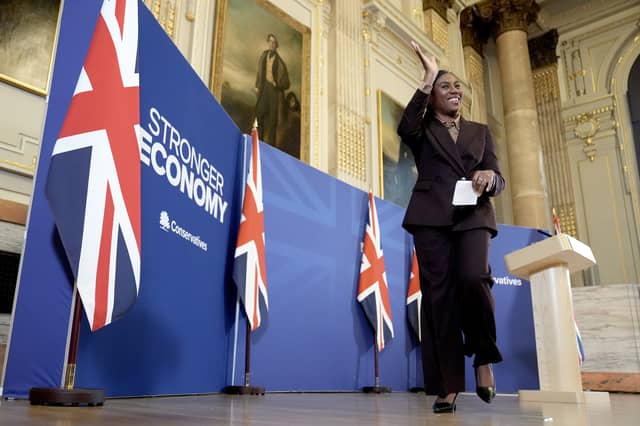 Kemi Badenoch gave a speech in central London on Tuesday