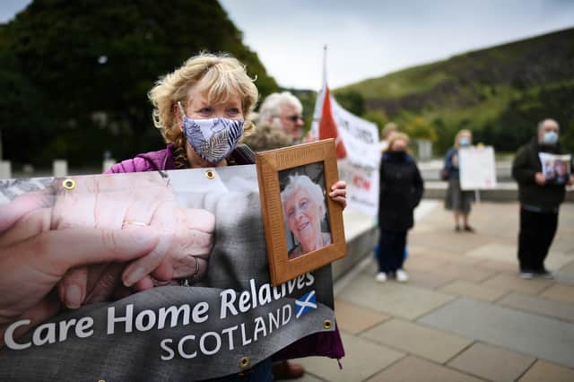 Scottish care home residents called for the Scottish government to prioritise the sector during the pandemic