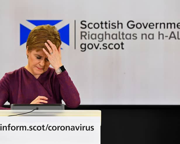 Nicola Sturgeon was first minister when untested patients were moved from hospitals to care homes at the outset of the Covid pandemic
