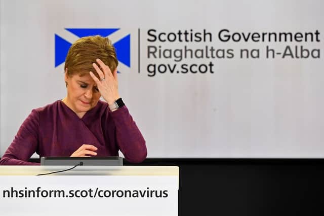 Nicola Sturgeon was first minister when untested patients were moved from hospitals to care homes at the outset of the Covid pandemic
