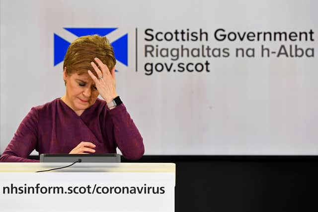 Nicola Sturgeon was first minister when untested patients were moved from hospitals to care homes at the outset of the Covid pandemic