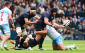 Scotland international lock Alex Samuel (left) has signed a new deal at Glasgow Warriors (Pic: SNS)