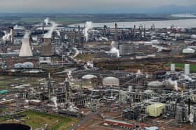 The closure of the Grangemouth oil refinery was a blow to the economy, but new opportunities are emerging. Picture: Jeff J Mitchell